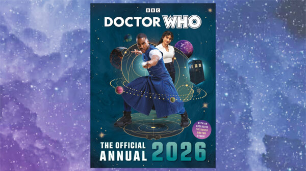 Doctor Who: The Official Annual 2025 cover - featuring Ncuti Gatwa and Varada Sethu