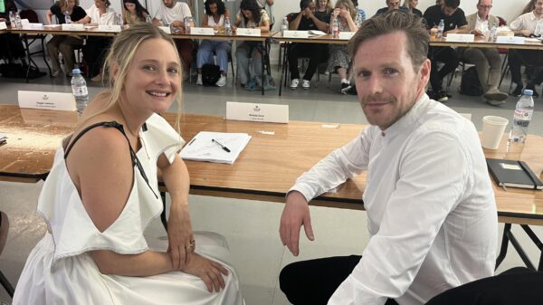 Romola Garai & Shaun Evans at the readthrough for Betrayal