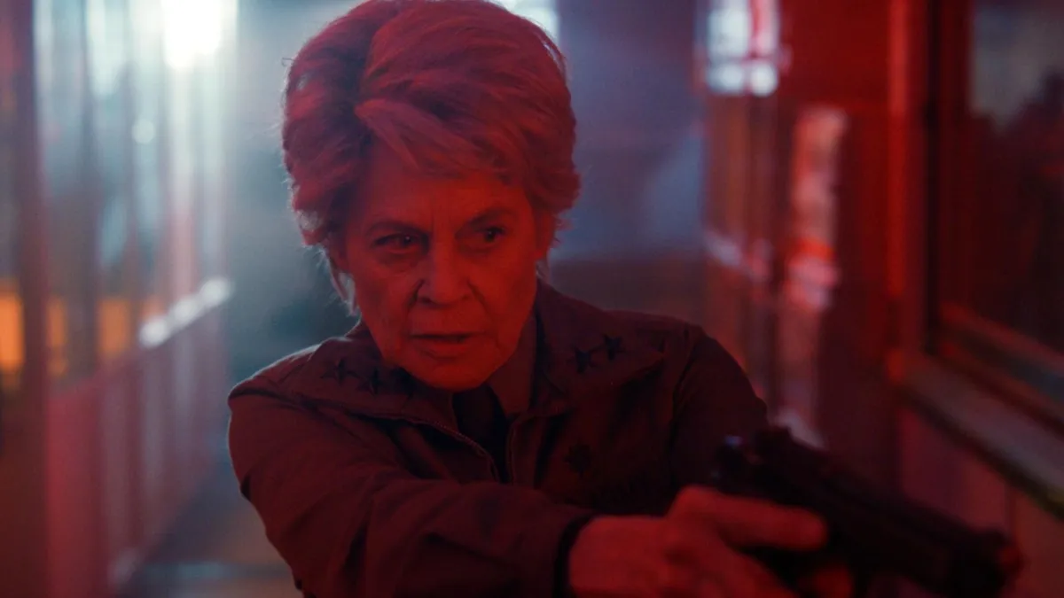Linda Hamilton as Dr Kay in the Stranger Things series 5 trailer