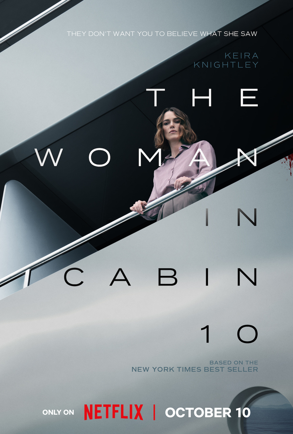 The Woman in Cabin 10 poster