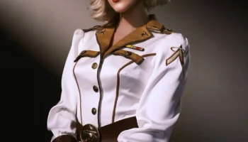 Elizabeth Posey as Private Angel in Vought Rising