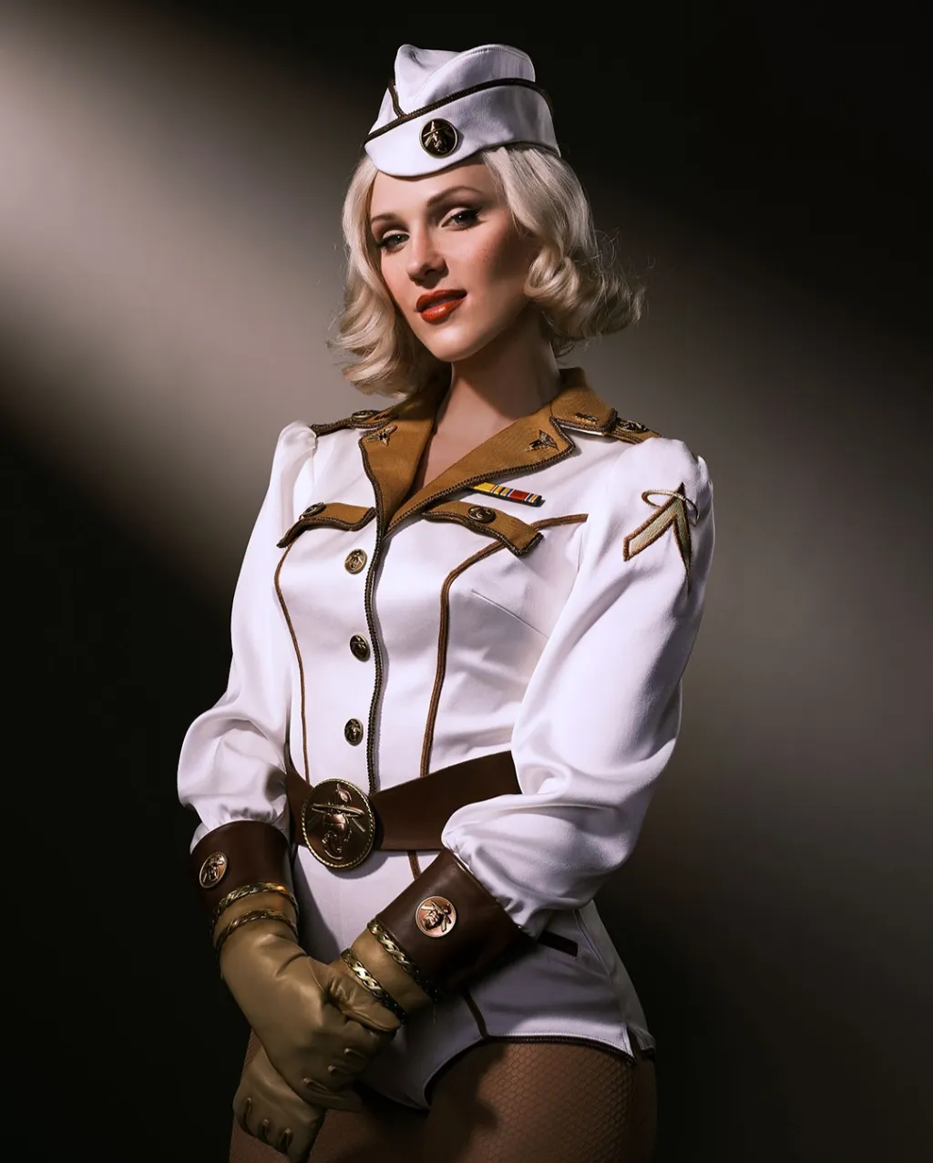 Elizabeth Posey as Private Angel in Vought Rising