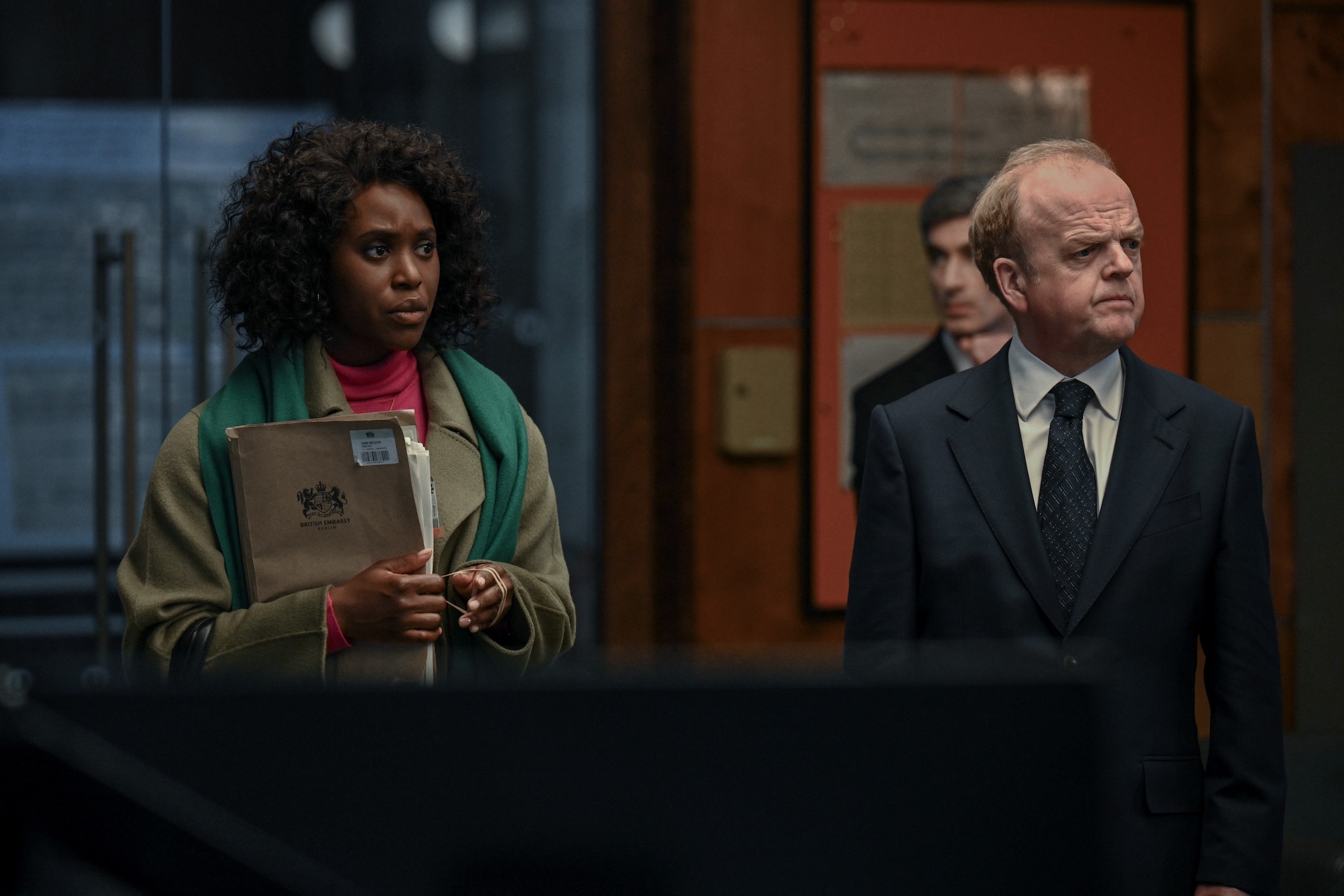 Hijack season 2 Clare-Hope Ashitey and Toby Jones