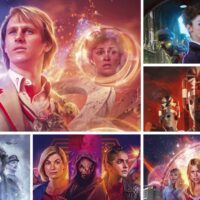 Big Finish Doctor Who 2025 collage of covers