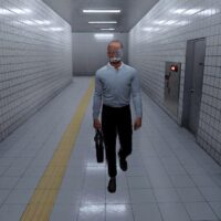 A screenshot from the Exit 8 video game, which will be adapted into a film.
