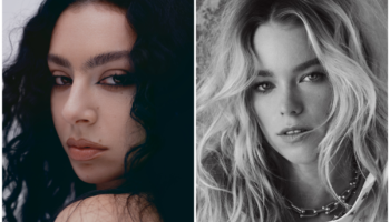 Charli xcx and one of the cast members for an upcoming horror project