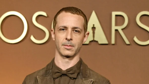 Jeremy Strong on the red carpet, who has been cast in the new netflix series crossroads