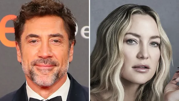Bardem and Hudson, set to star in the rom-com Hello & Paris