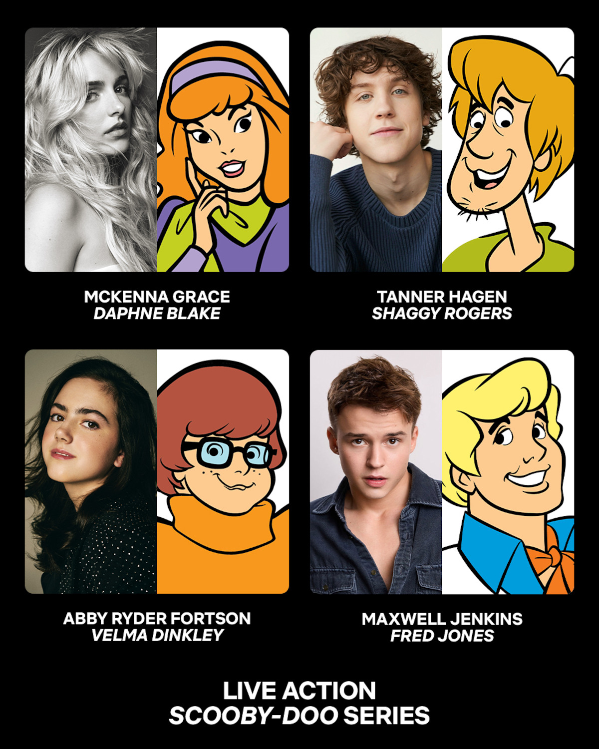 Who plays whom in the new Scooby-Doo