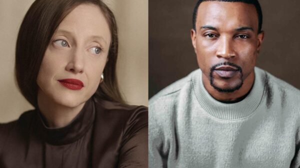 Andrea Riseborough and Ashley Walters, both starring in ITV thriller First Woman