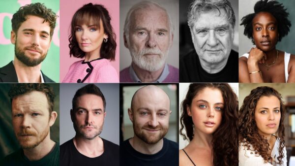 Top Row L-R: Dustin Milligan (Image: Rodin Eckenroth), Diona Doherty (Image: Khara Pringle) , Ian McElhinney (Image: Chris Hill), Dan Gordon (Image: Damian McCann), Muki Zubis (Image: B Clarence Photography), Bottom Row L-R: Seamus O’Hara (Image: Nathan Magee), Patrick Buchanan (Image: Khara Pringle), Chris McCurry (Image: Brandon Bishop), Georgie Murphy (Image: Jeffery Mosier Photography), Athena Karkanis (Image: Bjoern Kommerell) All to star in new BBC rom-com series Committed