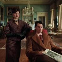 Nicholas Galitzine and Ella Purnell, both starring in The Return of Stanley Atwell