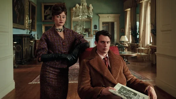Nicholas Galitzine and Ella Purnell, both starring in The Return of Stanley Atwell