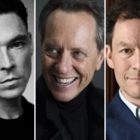 James Nelson Joyce, Richard E. Grant and Dominic West, all starring in The Man Who Stole Portugal