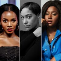 Composite image of Adelayo Adedayo, Deborah Ayorinde, Cush Jumbo, Susan Wokoma and Genevieve Nnaji, all starring in Wahala.