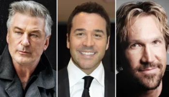 Alec Baldwin, Jeremy Piven and David A.R. White, who will star in Panic Button