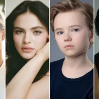 Amy Smart, Chiara Aurelia, Redding Munsell, and Derek Luh, who will star in Little One