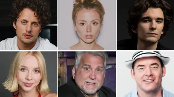 Michael Vlamis, Lily Mo Sheen, Milo Hutton, David Koechner, Daniel Roebuck, and Kirby Johnson, who will star in Degrees.