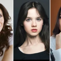 Michaela Watkins, Georgia Acken, and Ema Inês, who will star in The Probability of Miracles