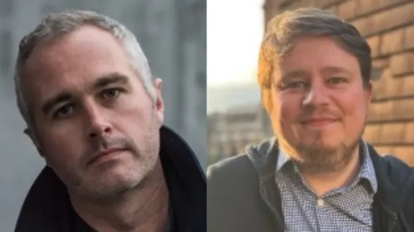 Adrian J. Walker and Chris Reading, people behind the adaptation of The End of The World Running Club