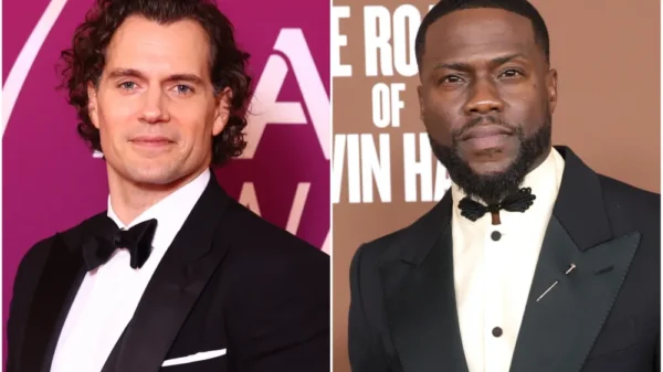 Henry Cavill and Kevin Hart, who will star in the Netflix Spy Comedy