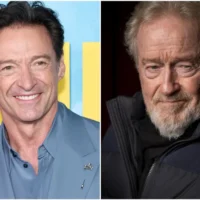 Hugh Jackman and Ridley Scott, both involved in the new Treasure Island film