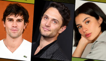 KJ Apa, Colin Woodell and Diane Guerrero who will star in Myron Bolitar