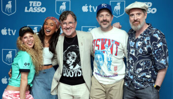 Ted Lasso stars launch season 4