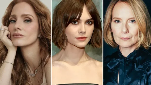 Jessica Chastain, Emilia Jones and Amy Ryan, who will be in The Retrievals