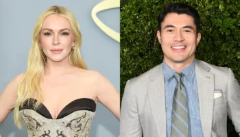 Lindsay Lohan and Henry Golding, who will be in Return to You