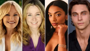 Malin Akerman, Megan Follows, Nadine Bhabha and Matias Lucas, who will be in This Summer Will Be Different