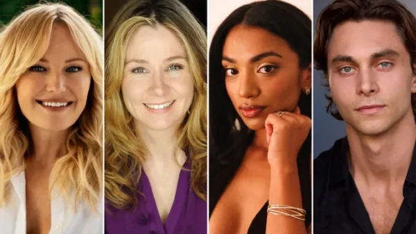 Malin Akerman, Megan Follows, Nadine Bhabha and Matias Lucas, who will be in This Summer Will Be Different