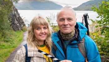 Rambling Ashley Jensen and Mark Bonnar