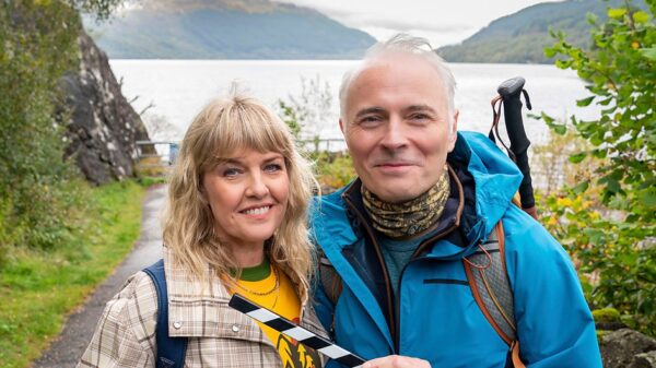 Rambling Ashley Jensen and Mark Bonnar