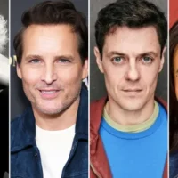 Ron Perlman, Peter Facinelli, Mark Elias and Serena Wang, who will star in We Could Be Heroes