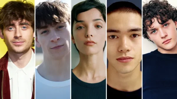 Ronan Corrigan, Louis McCartney, Jessica Reynolds, Sky Yang and Gabriel Nagy, who will star in No One Is Coming