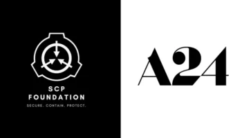 SCP Foundation and A24 logo