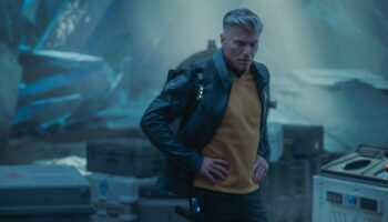 Captain PIke watches the plot unfold around him