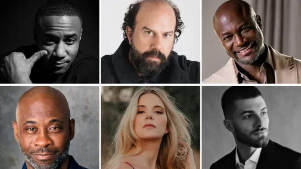 Jessie T. Usher, Brett Gelman, Taye Diggs, Torrey Lawrence, Brooke Anne Smith and Blake Linder, who will star in Syndetic