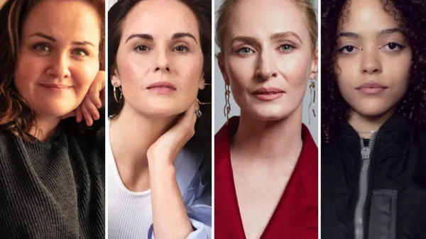 Genevieve O'Reilly, Jessica Gunning, Michelle Dockery and Quintessa Swindell, who will star in Feral