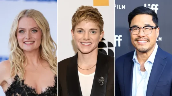 Lauren Ash, Mae Martin and Randall Park, who will be in Meatballs