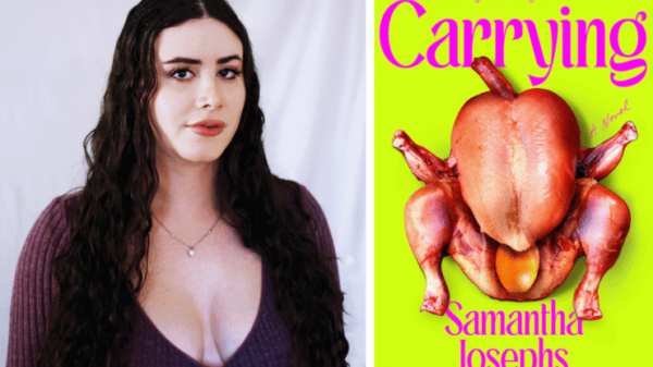 Samantha Josephs and her novel, Carrying