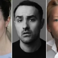 Kate O'Flynn, Jamie Demetriou and Dexter Sol Ansell, who will be in Naughty