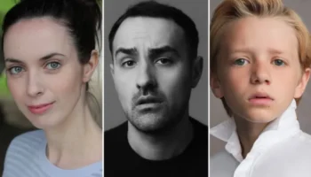 Kate O'Flynn, Jamie Demetriou and Dexter Sol Ansell, who will be in Naughty